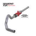 Diamond Eye KIT 4in Catback MFLR RPLCMENT PIPE Single AL: 2004.5-2007.5 DODGE CUMMINS 600