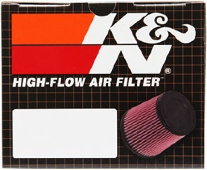 K&N Filter Universal Rubber Filter 3 Flange 4 1/2 Base inch 3 1/2 inch Top 5 3/4 inch Height