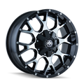 Mayhem 8015 Warrior 18x9 / 6x135 BP / 18mm Offset / 106mm Hub Black/Machined Face Wheel