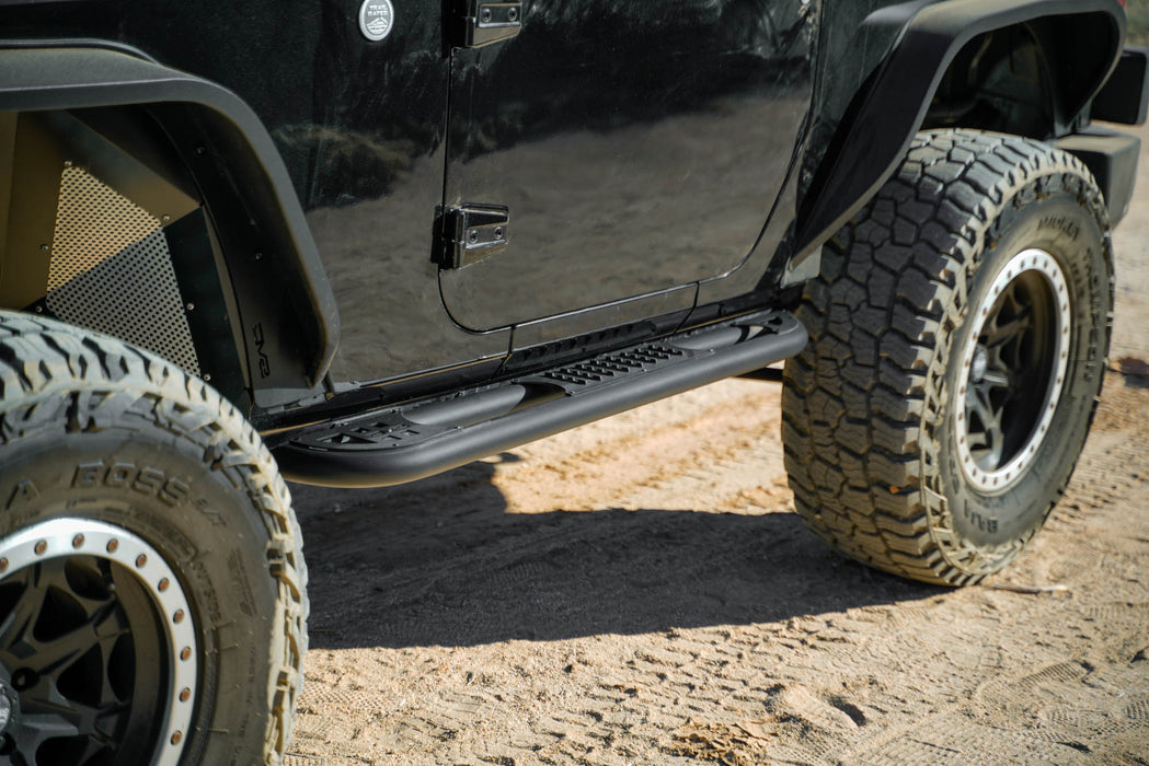 DV8 Offroad 2018+ Jeep Wrangler JL 2-Door Bolt-On OE Plus Side Steps