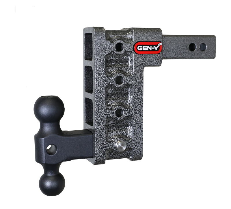 Gen-Y Mega Duty 2in Shank 7.5in Drop 1.5K TW 10K Hitch w/GH-031 Dual-Ball