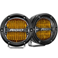 Rigid Industries 360-Series 4in Light Covers - Yellow (Pair)