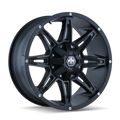 Mayhem 8090 Rampage 18x9 / 6x135 BP / 18mm Offset / 106mm Hub Matte Black Wheel