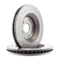 Alcon 2007+ Jeep JK 350x32mm Rotors 4-Piston Red Calipers Front Brake Upgrade Kit