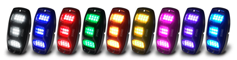 Oracle Underbody RGB+W Wheel Well Rock Light Kit - 4 PCS - ColorSHIFT