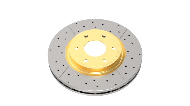 DBA 05-19 Chevrolet Silverado 1500 Front Street Series Drilled & Slotted Rotor
