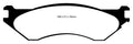 EBC 06-11 Dodge Ram 1500 Mega Cab 2WD Greenstuff Rear Brake Pads