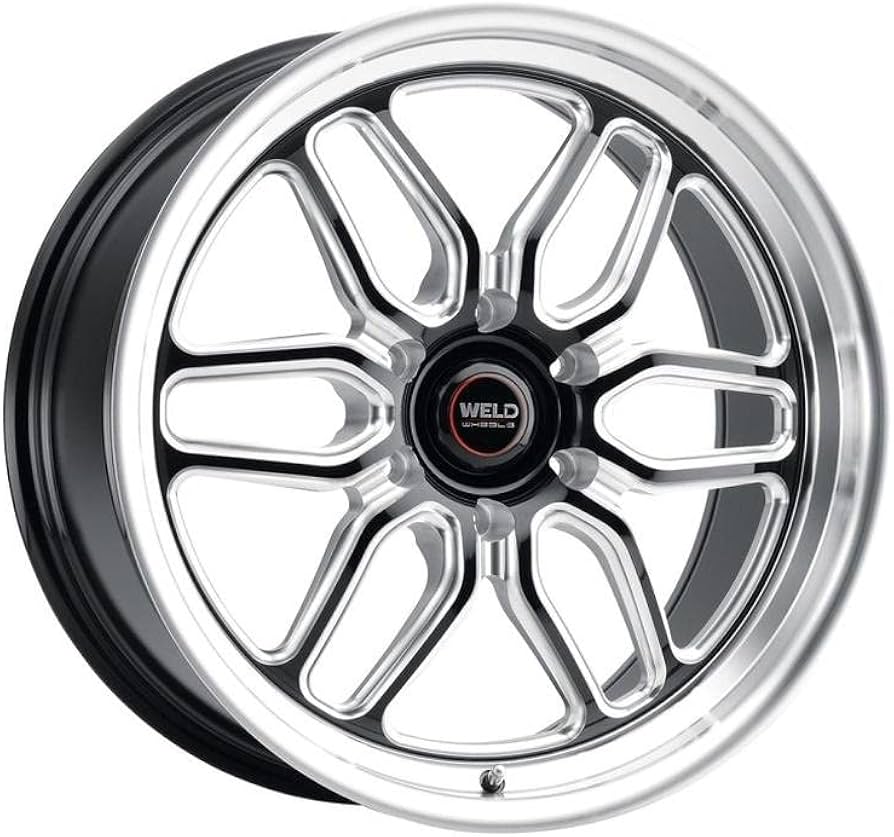 Weld Racing 17x10 Laguna 6 Drag 6x135 ET42 BS7.25 Gloss BLK MIL DIA 87.1