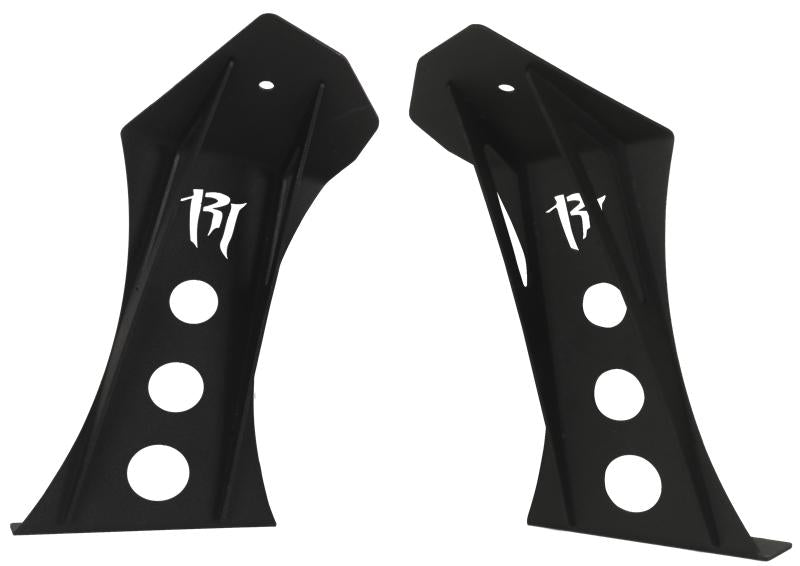 Rigid Industries Jeep JK - Double A-Pillar Mount - Mounts 2 sets of Dually/D2