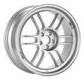 Enkei RPF1 17x8 5x114.3 45mm Offset 73mm Bore Silver Wheel 05-07 STI/06-10 Civic Si