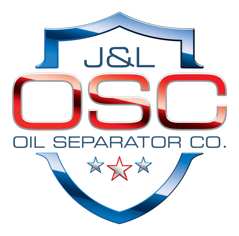 J&amp;L 18-25 Jeep Wrangler JL 3.6L Driver Side Oil Separator 3.0 - Clear Anodized
