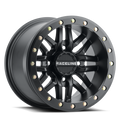 Raceline A91B Ryno 15x8in / 4x137 BP / 10mm Offset / 110.18mm Bore - Satin Black Beadlock Wheel