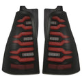 AlphaRex 03-09 Toyota 4Runner LUXX-Series LED Tail Lights- Black/Red