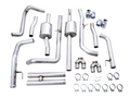 AWE Tuning 4th Gen GM 1500 6.2L 0FG Catback Split Rear Exit (w/ Bumper Cutouts) - Quad Chrome Tips