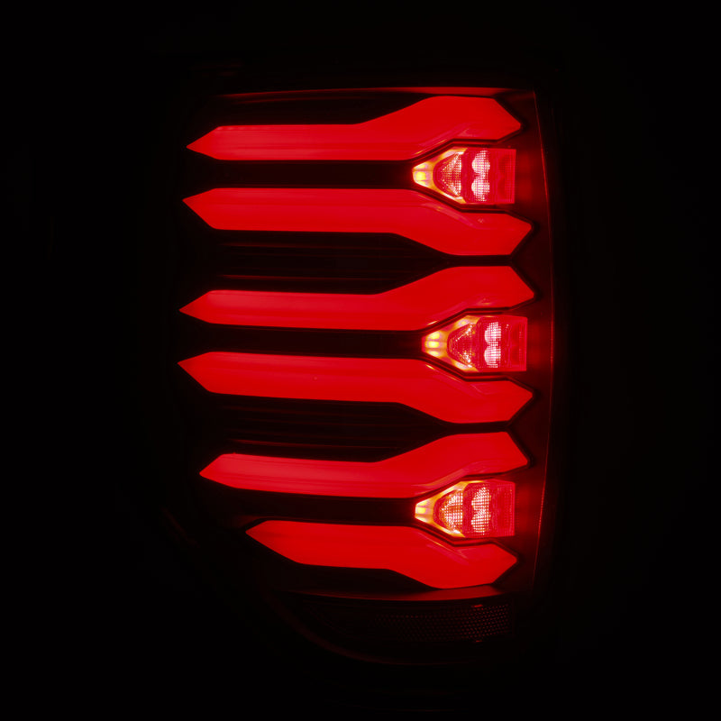 AlphaRex 09-14 Ford F150 LUXX LED Taillights - Black Housing