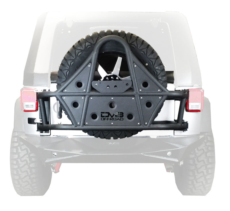 DV8 18-25 Jeep Wrangler JL Body Mounted Tire Carrier