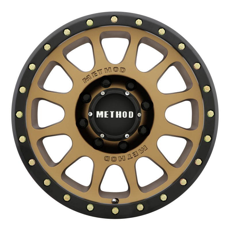 Method MR305 NV 18x9 +18mm Offset 8x170 130.81mm CB Method Bronze/Black Street Loc Wheel