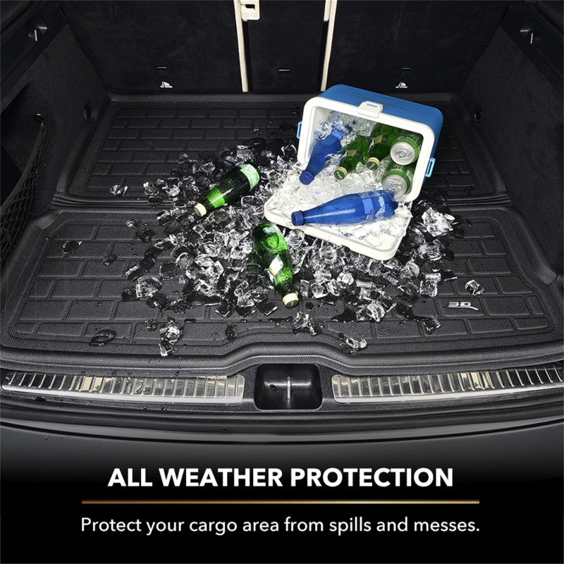 3D MAXpider 15-20 Chevrolet Tahoe Kagu Black Behind 2Nd Row Cargo Liner