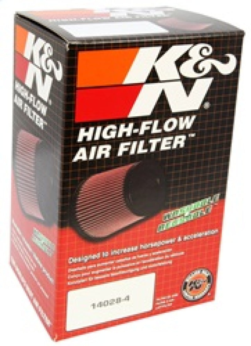 K&N Filter Universal Rubber Filter 3 Flange 4 1/2 Base inch 3 1/2 inch Top 5 3/4 inch Height