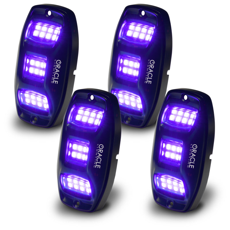 Oracle Underbody RGB+W Wheel Well Rock Light Kit - 4 PCS - ColorSHIFT