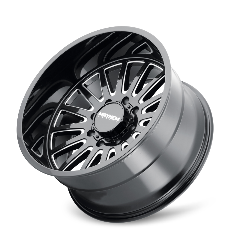 Mayhem 8114 Utopia 20x9 / 8x165.1 BP / 18mm Offset / 125.2mm Hub Black w/ Milled Spokes Wheel