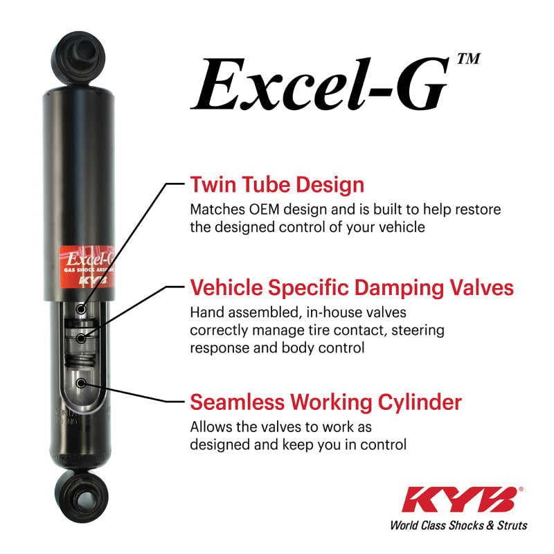 KYB Shocks & Struts Excel-G Rear CHEVROLET Silverado C and R - Series 1/2 Ton (2WD) 1999-07 DODGE Ra