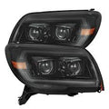 AlphaRex 03-09 Toyota 4Runner NOVA LED Proj Headlights Alpha Black w/Activ Light/Seq Signal/SB DRL