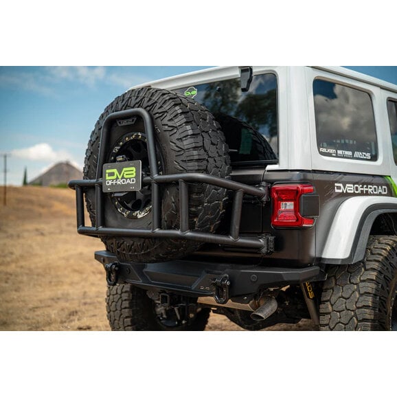 DV8 18-25 Jeep Wrangler JL Body Mounted Tire Carrier