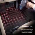 3D MAXpider 2018-2019 Tesla Model 3 Kagu 1st Row Floormat - Black