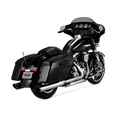 Vance & Hines HD Dresser 17-22 Twin Slash Round Chrome Slip-On Exhaust
