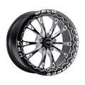 Weld Belmont Beadlock 17x10 / 5x114.3 BP / ET49 BS7.42 Gloss Black MIL DIA 78.1
