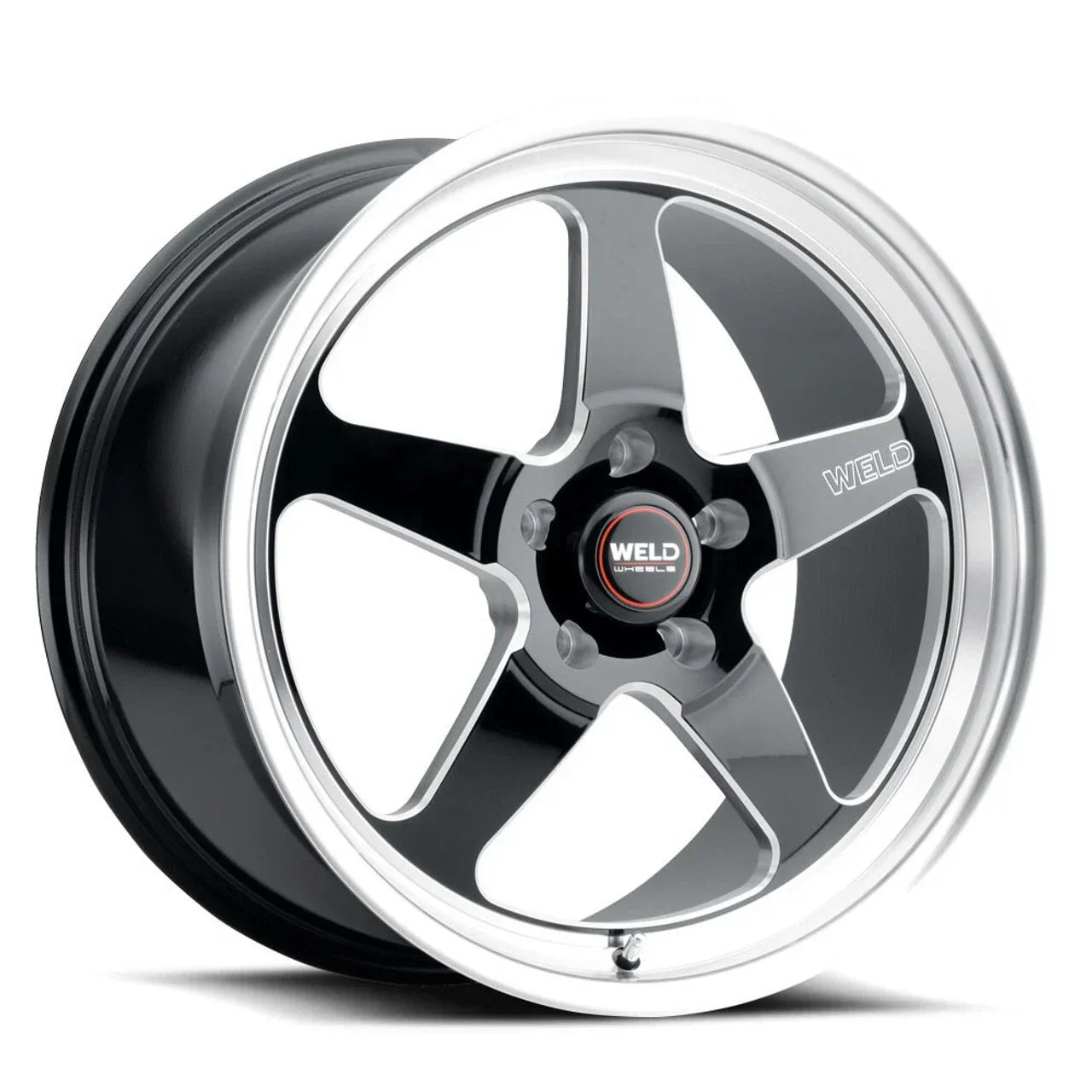 Weld 17x10 Ventura Drag 5x114.3 ET49 BS 7.42 Gloss BLK MIL DIA 78.1