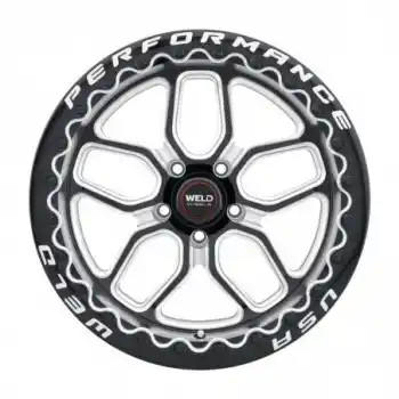 Weld Racing 17x10 Laguna Drag 5x120 ET42 BS7.2 Gloss BLK MIL DIA 78.1